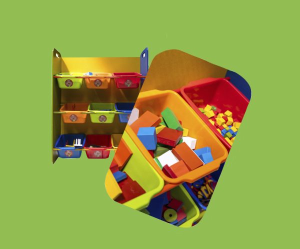 Juguetero con 9 bandejas