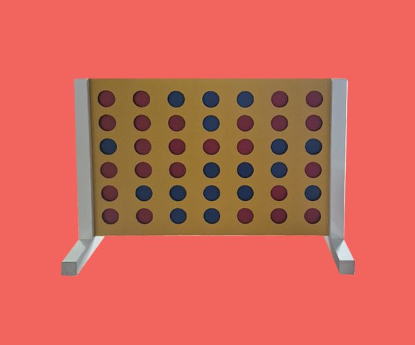 Formando la línea, Juego de madera  con soporte de aluminio